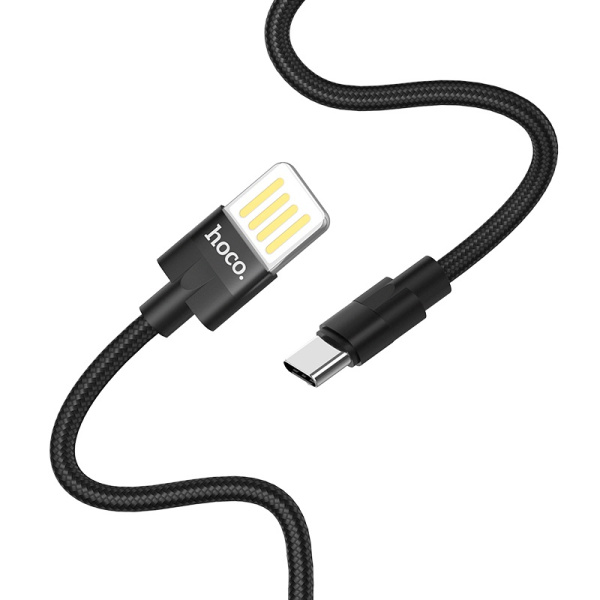 Кабель USB HOCO U55 Outstanding, USB - MicroUSB 2.4А 1.2 м Черный