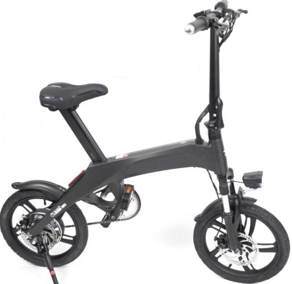 Электровелосипед GreenCamel Карбон XS (R12 250W 36V 7,8Ah LG) Carbon (Черный)