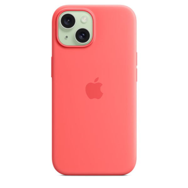 Чехол Silicone Case MagSafe Iphone 15 Коралловый