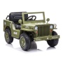 Детский электромобиль Джип Jeep Willys Mini 2628 Оливковый