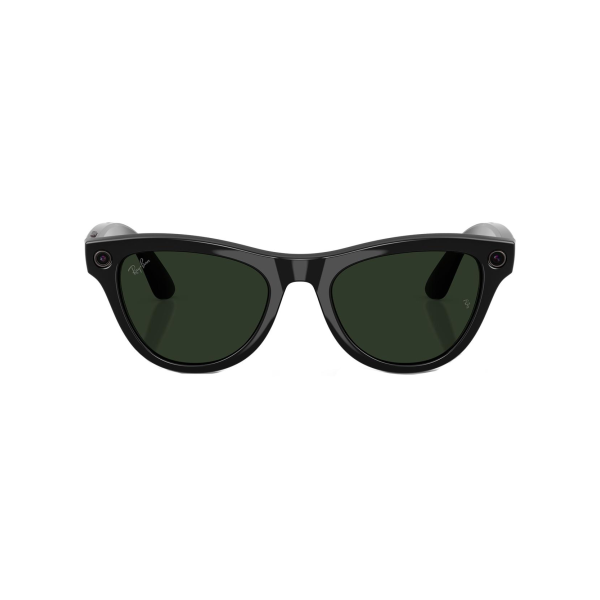Ray‑Ban Meta Skyler Gen 2 RW4014 601/1M Shiny Black / Transitions Graphite Green, 52–20
