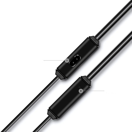 Проводные наушники Hoco M14 inital, Jack 3.5mm, 1.2 м, черный