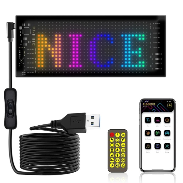 Гибкая LED-панель 6006 16×32 (17,3 × 7 см), Bluetooth