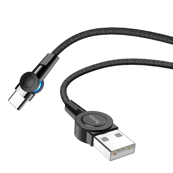 Кабель USB HOCO S8 Magnetic USB - Type-C 1.2 м Черный