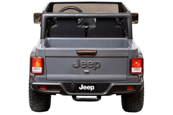 Детский электромобиль Джип Jeep Rubicon 6768R Серый