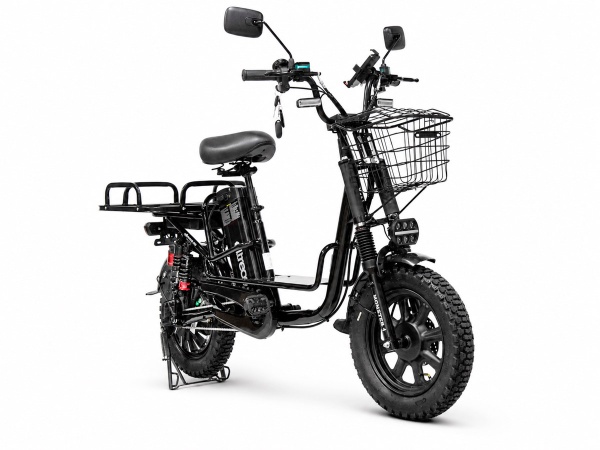 Электровелосипед Eltreco Khan Monster 1 (Черный-3321)