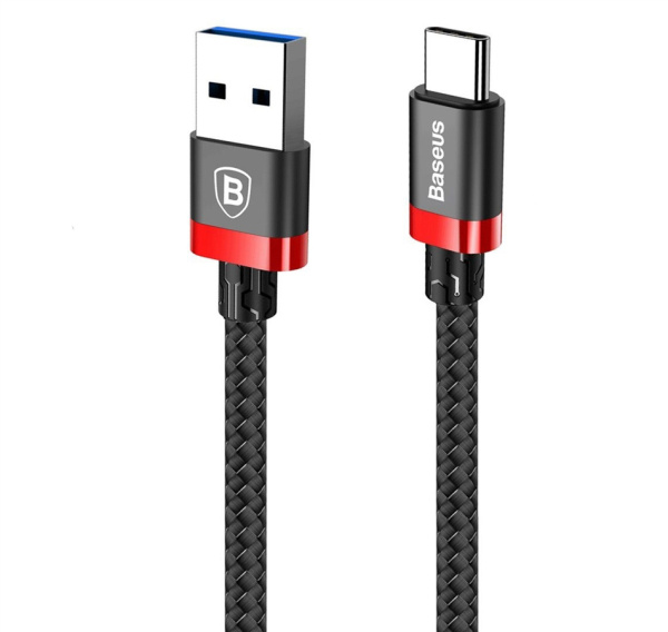 Кабель BASEUS Golden Belt, USB Type-C 3A 1м (CATGB-19) Черный