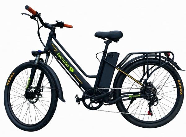 Электровелосипед SYCCYBA H3D 26″, 500 Вт, 48 В / 8 А·ч, чёрный