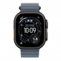 Apple Watch Ultra 3 GPS + Cellular 49mm Black Titanium Case with Blue Ocean Band (MF254L)