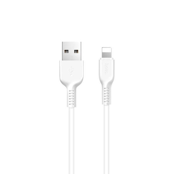Кабель HOCO X20 Flash Charging Cable USB - Lightning 2.4A, 1m (White)