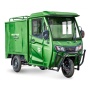 Грузовой электротрицикл Rutrike КАРГО Кабина Дуал обогрев 1500 60V1000W (Зеленый-2855)