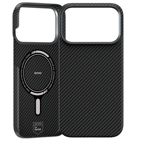 Чехол BENKS Armor Air 600D Phone Case Built Kevlar For Ip 17 Pro Max Black