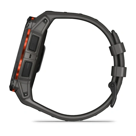 Garmin Instinct 3 Solar 50 мм Black/Charcoal — профиль с двумя кнопками