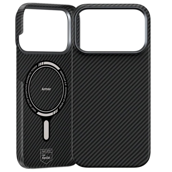 Чехол BENKS Armor Air 600D Phone Case Built Kevlar For Ip 17 Pro Max Black