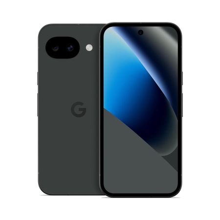 Смартфон Google Pixel 10a 8/128GB 5G Obsidian, чёрный — на белом фоне
