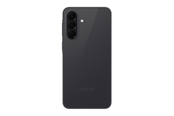 Смартфон Samsung Galaxy A37 8/256Gb Awesome Charcoal, чёрный — на белом фоне