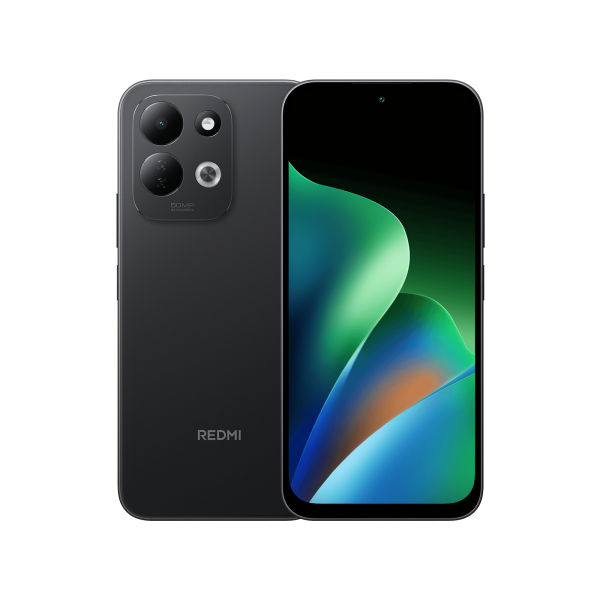 Смартфон Redmi 17 4/128GB Black — на белом фоне