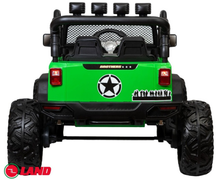 Детский электромобиль Jeep JC 666 24V Зеленый