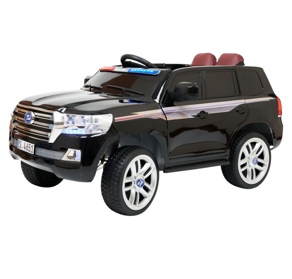 Детский электромобиль Джип Land Cruiser Police YBH4651 4x4 Черный краска
