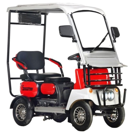Электроскутер четырехколесный Rutrike Лич (Красный-3260)
