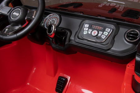 Детский электромобиль Джип Jeep Rubicon 6768R Красный