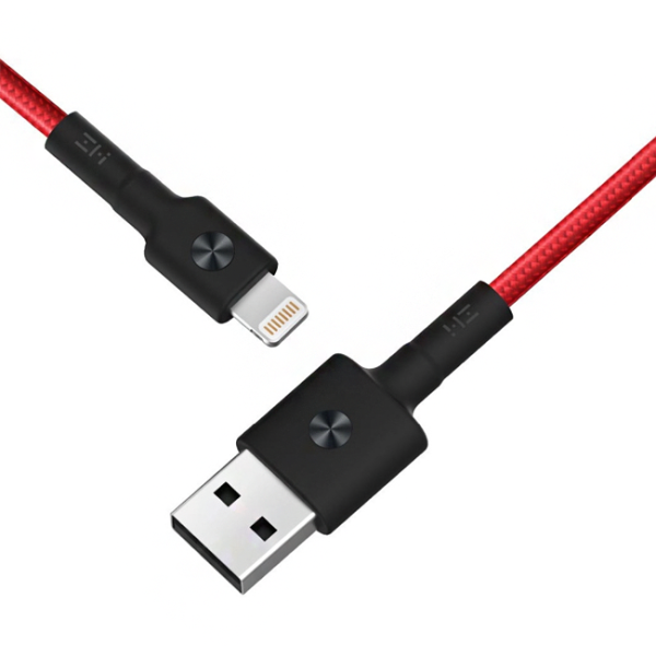 Кабель USB/Lightning Xiaomi ZMI MFi 30 см (AL823) (Red)