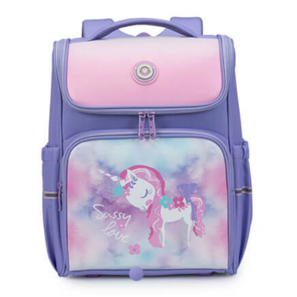 Рюкзак детский KALA Y 17L 28*36*17 (пенал в комплекте) Фиолетовый