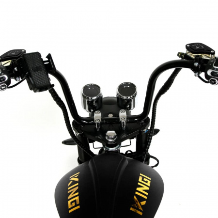 Электроскутер Ikingi Chopper 4000W (Черный)