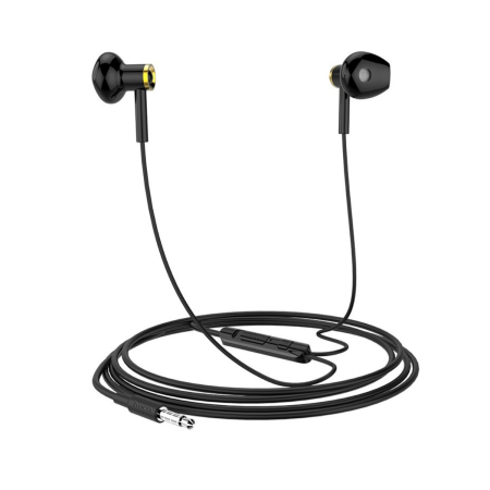 Проводные наушники Hoco M47 Canorous, Jack 3.5mm, 1.2 м, черный