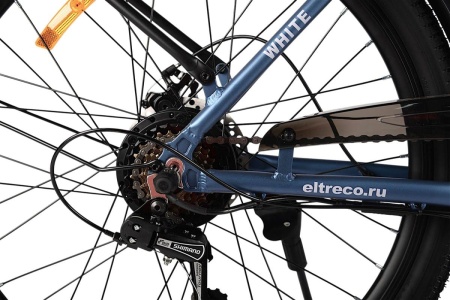 Электровелосипед Eltreco White (Зеленый матовый-3212)