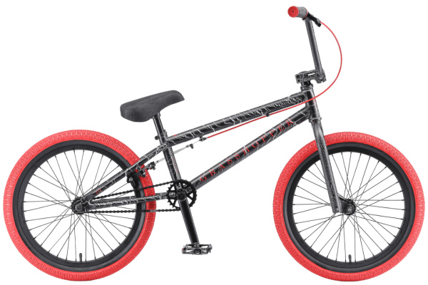 Велосипед TechTeam BMX TT Grasshopper 20"х20.5" 2020 Черно-красный