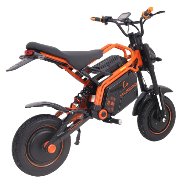 Электромопед Kugoo R2 Черно-оранжевый