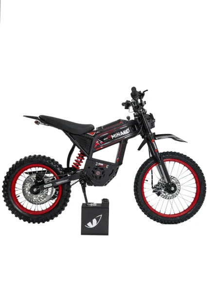 Электропитбайк Minako Pit R 60V 23Ah — Красный