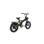 Электровелосипед Yokamura Apache 48V 20Ah Military Green — вид сзади в три четверти