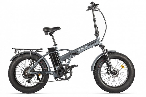 Электровелосипед VOLTECO CYBER (Серо-черный-2172)