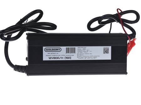 Зарядное устройство Gelbert для LiFePo4 аккумуляторов 12V80A/H (15А)