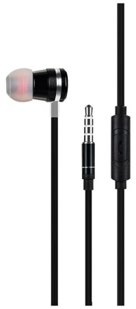Проводные наушники Hoco M16 Ling, Jack 3.5mm, 1.2 м, черный