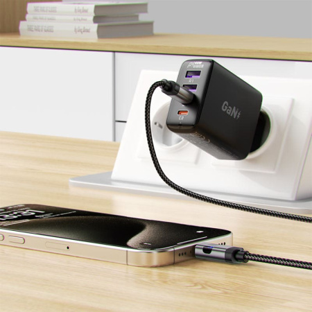 Кабель AceFast Usb-c to Usb-C 60W C15-03 Black