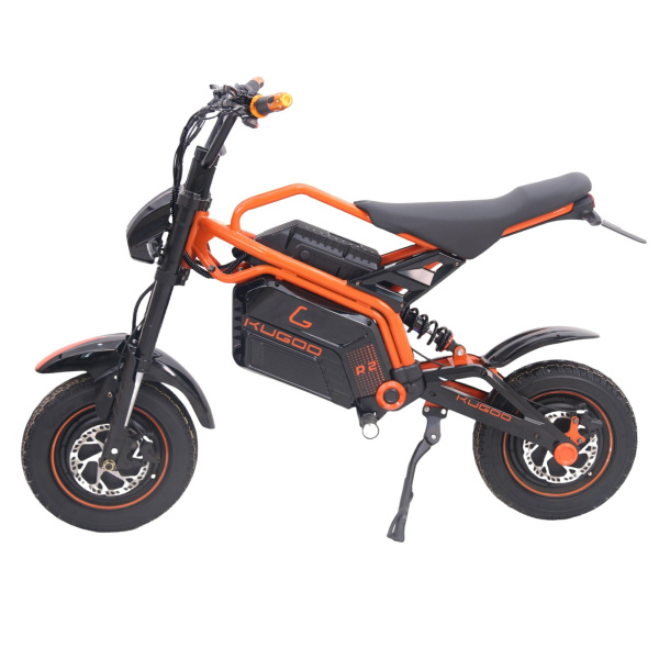 Электромопед Kugoo R2 Черно-оранжевый