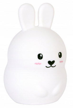 Ночник силиконовый Кролик с пультом управления Colorful Silicone Night Lamp 1200mAh