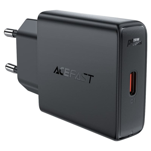 Блок питания AceFast A65 20W Black