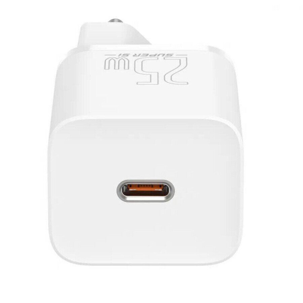 Сетевое зарядное устройство Baseus Super Si Quick Charger 1C 25W EU (CCSP020102) White