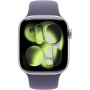 Apple Watch Series 11 GPS 42mm Silver Aluminium Case with Purple Fog Sport Band - M/L