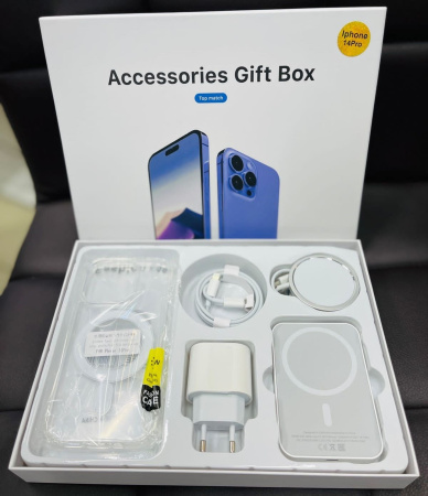 Подарочный набор 5 в 1 Accessories Gift Box для iPhone 14 Pro