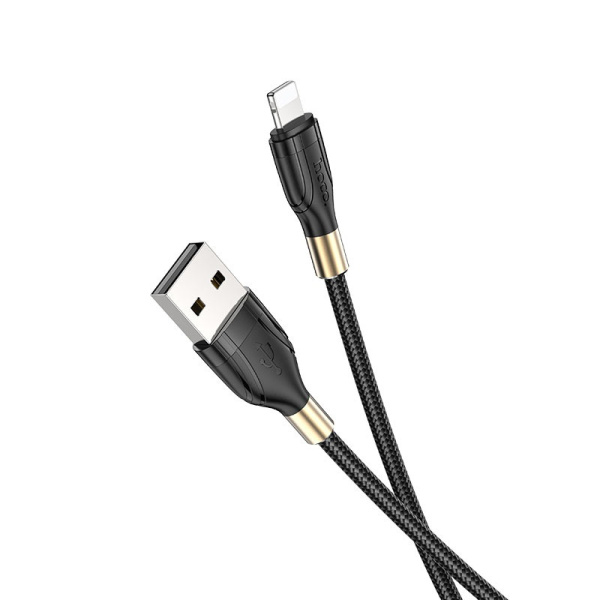 Кабель USB Hoco U92 USB - Lightning 2.4A 1.2m Черный