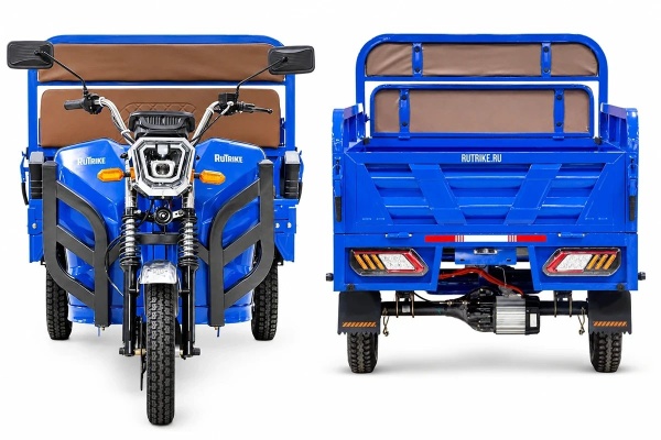 Грузовой электротрицикл Rutrike Дукат NEXT 1500 72V1500W (Синий-3364)