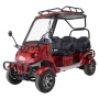 Гольфкар GreenCamel A40 (4 seats 2500W 225/40-10' литые) Красный