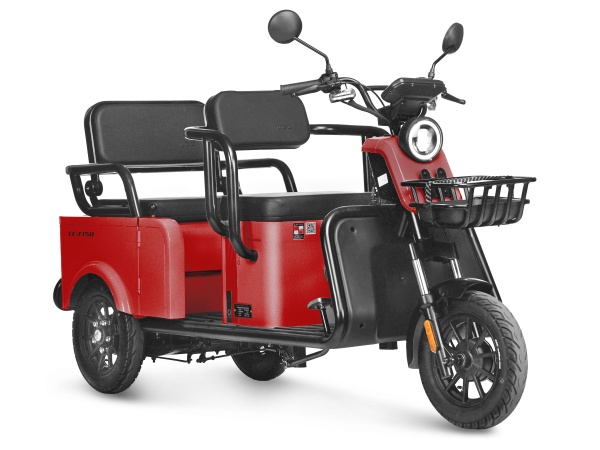 Электротрицикл Wanshida LC-F150 60V 1000Вт (Красный-3080)