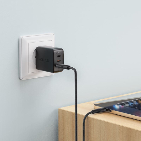 Кабель USB-A to USB-C AceFast C8-04 Black