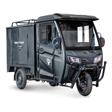Грузовой электротрицикл Rutrike КАРГО Кабина Дуал обогрев 1500 60V1000W (Черный-2858)